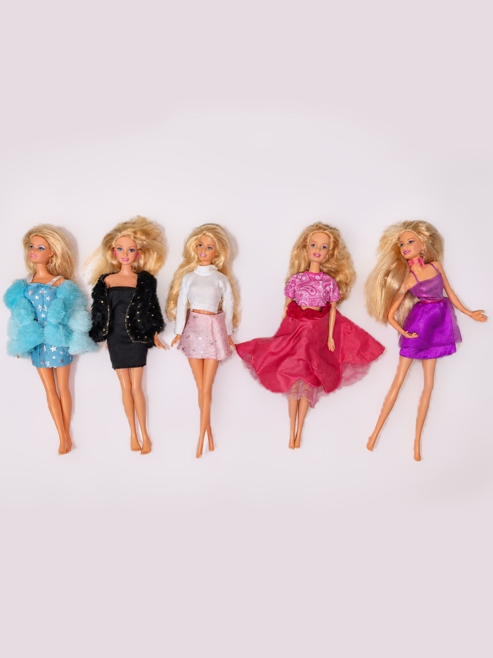 Barbie Doll Lot of 5 – Vintage & 2000s TLC Dolls